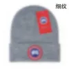 Новая канадская зимняя вязаная шапка, роскошная шапка-бини, весенне-осенняя шапка унисекс с вышитым логотипом, мужские и женские шапки из гусиной шерсти S-2
