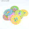 Puzzles 1PC 3-6 Years Old Kids DIY Eva Clock Learning Education Toys Fun Jigsaw Puzzle Game For Children Baby Toy Gifts RandomL231025