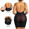 Waist Tummy Shaper Skims Low Back Seamless Bodysuit Dupes For Women Control Slimming Sheath Push Up Thigh Slimmer Abdomen Shapers 231024