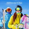 Ski Goggles Skiing Eyewear Goggles Outdoor Large Spherical Ski Goggles Anti-fog Anti-ultraviolet Skiing Glasses Winter Sports Accessories 231024
