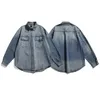 Gilets pour hommes Vintage lavé Denim manteau design de mode mâle décontracté rue tendance cardigan simple