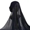 Vêtements ethniques Femmes Musulman Instant Mousseline Hijab Avec Tube Cap Underscarf Bonnet Hijabs Voile Écharpe Islam Foulard Headwrap Turbante Mujer