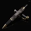 Luxe Draak Rollerball Pen Gift High-end Gouden Clip Zwarte Inkt Refill 0.5mm Rood Bruin Emboss Balpennen