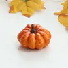 Mini fleurs décoratives artificielles pour Halloween, décoration de citrouille, Simulation de légumes, bricolage artisanal, accessoires de décoration de fête à domicile, récolte de ferme