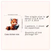 50 pcs cartoon animal red panda personality graffiti creative skateboard decoration PVC laptop helmet sticker