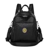 wholesale shoulder bags 2 colors street fashion woven handbag soft and light stitching leather leisure backpack daily with diamond fashion bag 1208#