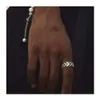 Продукты Xingguang Arrow 925 Серебряное серебро VVS Moissanite Diamond Ring Men's Hip-Hop аксессуары ювелирные аксессуары