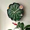 Relógios de parede Relógio estético luminoso vidro silencioso moda pêndulo cozinha horloge sala de estar murale decoração de fazenda yy50wc