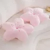 Almofadas de pelúcia de 45 cm de travesseiro rosa sakura kawaii flores tapete de chão de cerejeira de cerejeira de cerejeira de cerejeira