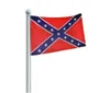 Confederate Civil War Flag Battle Flags Två sidor tryckt National Polyester 90x150cm9137660