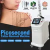 ND Yag Picosecond Laser Skin Care Machine Pico Laser Tattoo Removal Black Doll Treatment Shrink Pores Pigment Eyebrow Wrinkle Removal Beauty Device