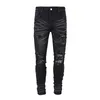 Millenium Jeans Designer Jeans Masculino Skinny Cor Calças Long Hippy Adesivos Bordados Slim Denim Straight Street Calças Skinny Atacado Shorts Masculinos 30-40