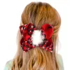 Épingle à cheveux en forme de boule de fourrure blanche, décoration de noël pour fille, pinces à cheveux BB, accessoire de cheveux à la mode, cadeau