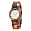 Wristwatches Exported To Japan Wooden Watches Female Pearl Shells Colorful Wood Set Simple Fashion Watch Wholesale