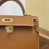 Topkwaliteit Designer Dames Portemonnee Tweede generatie mini-tas handtas Epsom lederen handtassen Totes Mini Messenger Bag 19cm