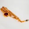 Wysokie alto eB melodia saksofon NOWOŚĆ Mosiężne Rose Rose Gold Music Instrument E-Flat Sax z akcesoriami obudowy