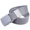 Belts Women Men Multifunctional Quick Release Casual Adjustable Elastic Reinforced Soft Web Gift Automatic Buckle Nylon Hunting Belt