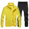 Tracksuits masculinos Masculino Casual Tracksuits Manga Longa Ginásio Jogging Running Suits Sweatsuit Define Track Jackets Calças 2 Peça Basquete Sportsuits 231021