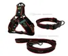 Hundkrage Designer Dog Harness Leasches Set Pets Car Seat Belts Classic Bronzing Font Letter Pet Colars For Small Medium Large DO7233218