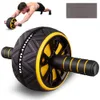 Sit Up Benches Abdominal Roller Exercise Wheel Fitness Equipment Mute Roller For Arms Back Belly Core Trainer Body Shape With Free Knee Pad 231025