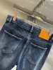 Dżinsy męskie 2023 Masowe mężczyźni jesienne zimowe gęste miękkie spodni ołówkowe spodnie niebieskie vintage dżinsowe spodnie