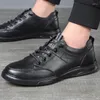 Sapatos de vestido homens formal couro preto apontou toe mocassins festa escritório negócios casual para oxford mens