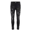 Millenium Jeans Designer Jeans Masculino Skinny Cor Calças Long Hippy Adesivos Bordados Slim Denim Straight Street Calças Skinny Atacado Shorts Masculinos 30-40