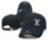 Ny lyxdesigner Baseball Cap Letter L Fashion V Men and Women Street Hat Justerbar Leisure Snap Fastener Trucker Hats 18 Styles L-7