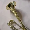 Лидер продаж, качество Bb Trumpet B, плоская латунь, посеребренная профессиональная труба, музыкальные инструменты с кожаным чехлом 00