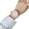 Wristwatches Womens Casaul Watches Easy Read Dial Water Resistant Leather Strap Watch For Professionals And Students