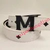 designer brand M buckle belts for men and women 3.5cm width business 6 colors letter printing casual belt for woman man high quality luxury brand classic bb simon belt