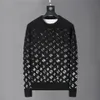 Ull Autumn Mens tröja broderi långärmad män kvinnor hoodie streetwear stickad brev pullover designer smal sport mode ss