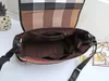 Vattentät mamma Diaper Bag Baby Zipper Brown Plaid Print Sales ryggsäck Messenger Diaper Pile Tote Bag Fashion