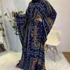 Vêtements ethniques Eid Robe de prière pour les femmes musulmanes Arabe Dubaï Bat Sleeve Robe Produits Turquie Islamique Ramadam Kimono