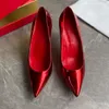 Fashion designer High quality womens red heel High heels Luxury leather soled Gilded scepter diamond sandals 0-12cm wedding party dress dinner shoes H1483