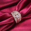 Pierścienie ślubne 18K Multi złoty pierścionek dla kobiet Naturalny 1 karatowy diament z diamentową biżuterią Anillos de Bizuteria Anillos Mujer Pierścienie z kamienia szlachetnego