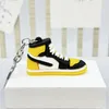 Designer mini silicone tênis chaveiro masculino feminino crianças chaveiro presente sapato chaveiro embreagem sapato de basquete