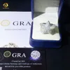 Zuanfa pass diamante testador hip hop anéis de prata sólida jóias finas 925 moissanite estrela design anéis