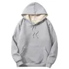 New Premium Lamb Fleece Sweater Men's Thickened and American Solid Winter Warm Women's Large Hoodie