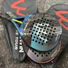 Rakiety tenisowe wchodzi w padel rakieta tenisowa 3k 12k 18k włókna węglowe szorstka powierzchnia Wysoka równowaga z eva miękką padel 231025