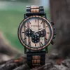 Relógios de pulso Wood Mens Watch Bobo Bird Moda Multifuncional Quartz Relógio de Pulso Cronógrafo Calendário Personalizado Gravado Relógios Caixa de Presente 231025