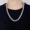 Sautoirs 12mm Punk 925 Sterling Silver Mens Y Collier Miami Cuban Link Chaîne sur le cou Hip Hop Mâle Bijoux Cadeaux 2228 pouces 231025