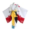 cosplay Anime Inuyasha Sesshomaru Cosplay Sier Parrucche Orecchio Kimono giapponese per donne Uomini e adulti Costume Halloween Set completocosplay