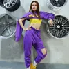 Scene Wear Hip Hop Clothing Women Nightclub DJ Cheerleader Costume Rave Outfit Woman Street Dance Jazz Costumes DT1043