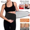 1PC Women and men's waist training belts abdominal trimming chin sauna sweats body shaping exercises sports girl shapes with pockets 231025