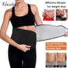 1 PC ceintures d'entraînement de taille pour femmes et hommes coupe abdominale menton sauna sueurs exercices de mise en forme du corps formes de fille de sport avec poches 231025