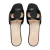 woman designer man shoe Summer slide luxury Interlocking G Flat high heel cut-out leather slipper Flip flops Fashion Genuine Ladies Casual famous sandal