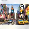 Puzzles 1000 Pieces Aldult Toys Educational Puzzle Modern Jigsaw Paper Time Square Adults ChildL231025