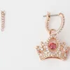 Swarovski Earring High Quality Women QUEEN Brilliant Crown Multi Wear Women's Earrings And Earrings