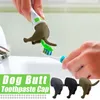 Set Bath Accessory Set Dog ButoothPaste Top Hat Hat Tricolor Silicone Material Dethorpaste Vomi Dispenser Fun Toy Mischivous Gift for Fri